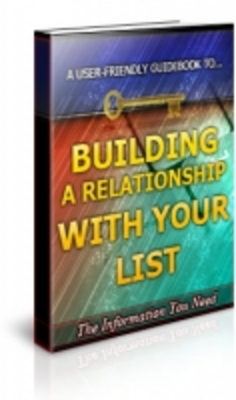 Product picture Building a Relationship With Your List with PLR