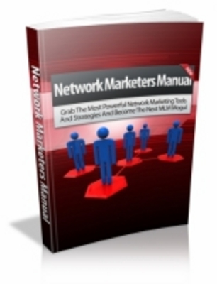 Product picture Network Marketers Manual with MRR